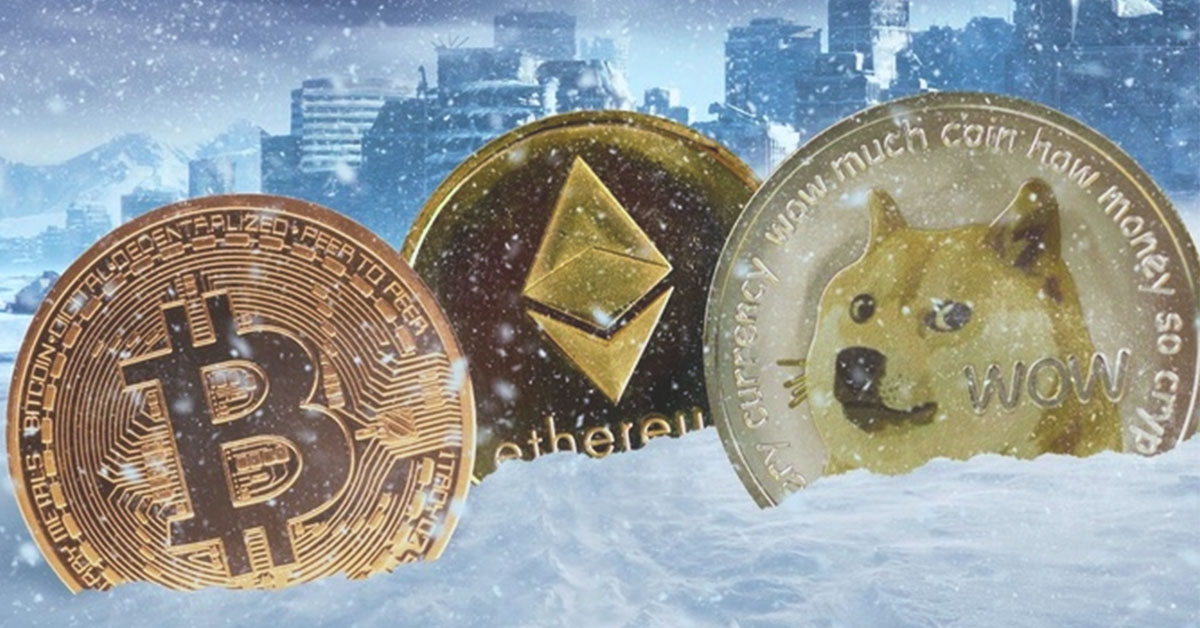 E’ arrivato il criptoinverno ed il Bitcoin scende