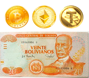 Comprar y vender Bitcoin, Ethereum y Tether localmente en Bolivia