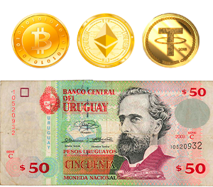 Comprar y vender Bitcoin, Ethereum y Tether localmente en Uruguay