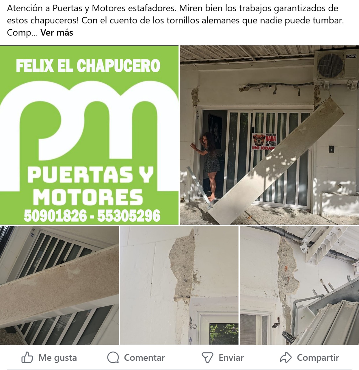 Proyecto Puertas y Motores no cumplen